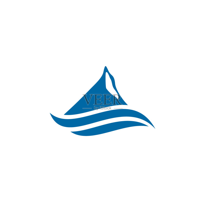 山峰图标Logo设计模板图标素材