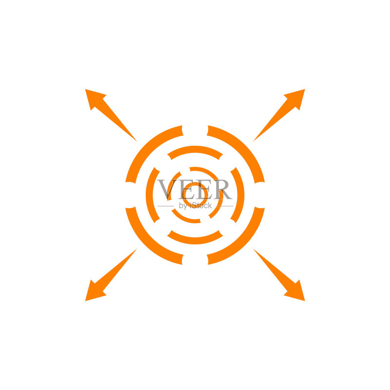 紫外线防护标志logo设计图标素材