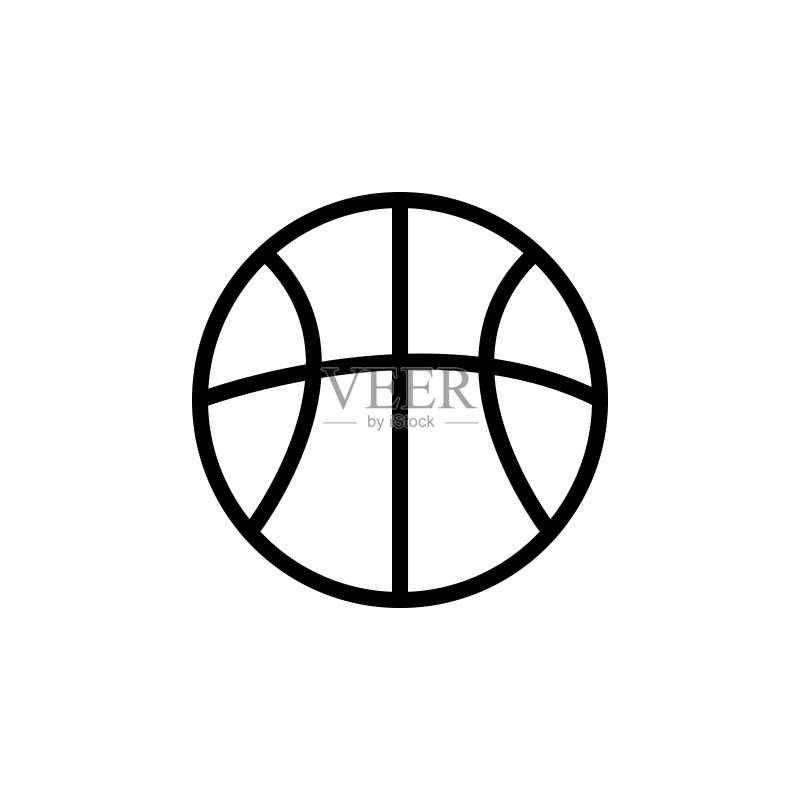 篮球图标矢量图图标素材