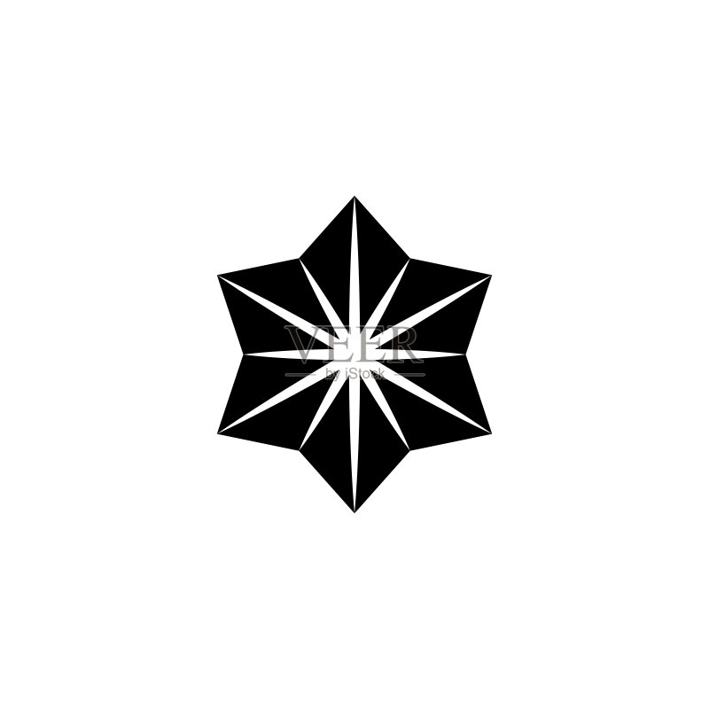 星星图标矢量图模板图标素材