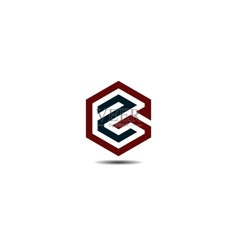 GZ首字母六边形标志设计图标素材