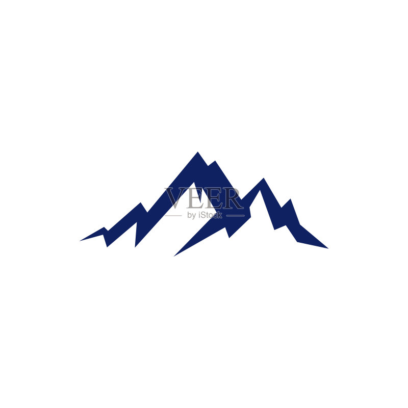 山峰图标Logo设计模板图标素材