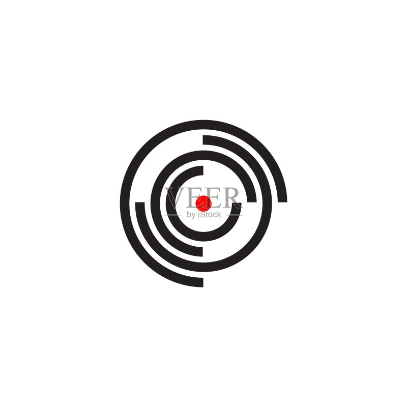 目标点图标logo设计模板图标素材