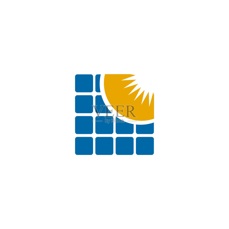 太阳能logo设计模板图标素材