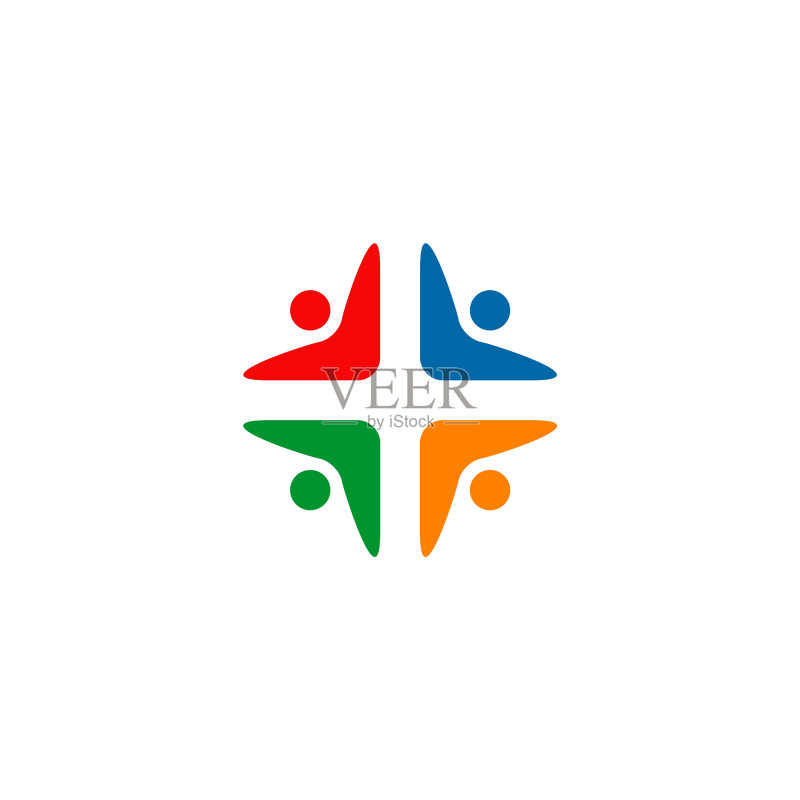 社区与收养关怀图标logo设计图标素材