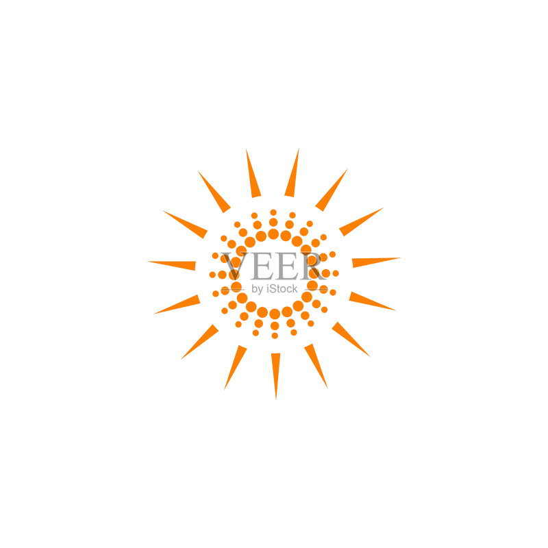 太阳logo设计模板图标素材