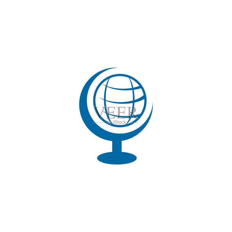 地球图标Logo设计模板图标素材
