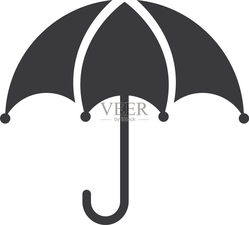 雨伞符号图标图标素材