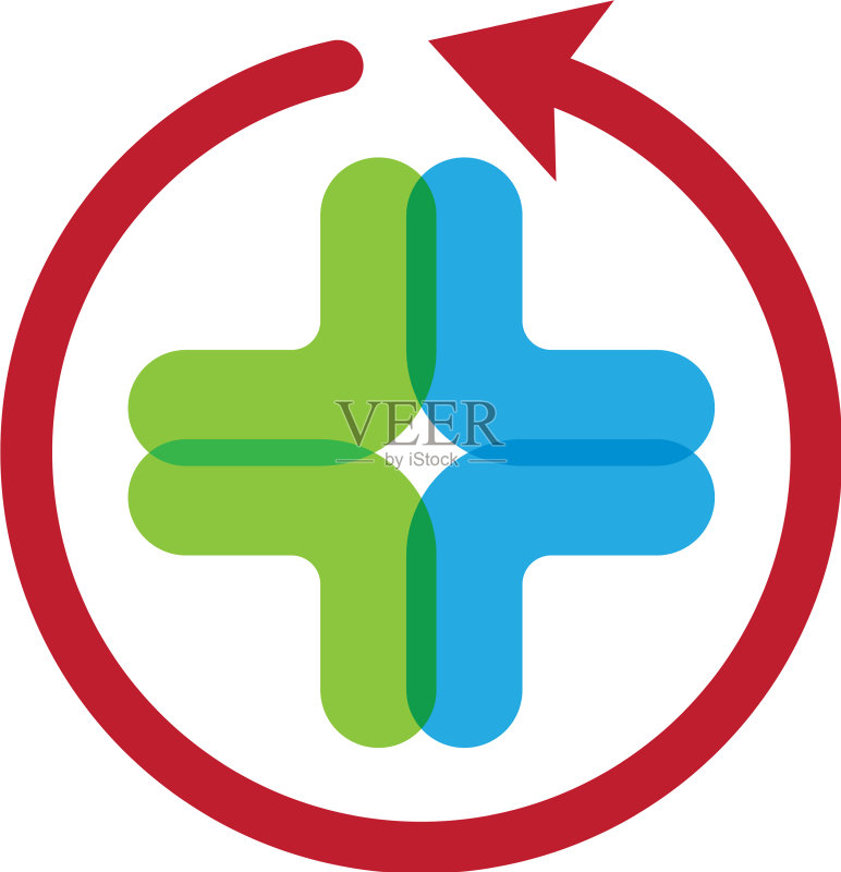 医学交叉的图标图标素材