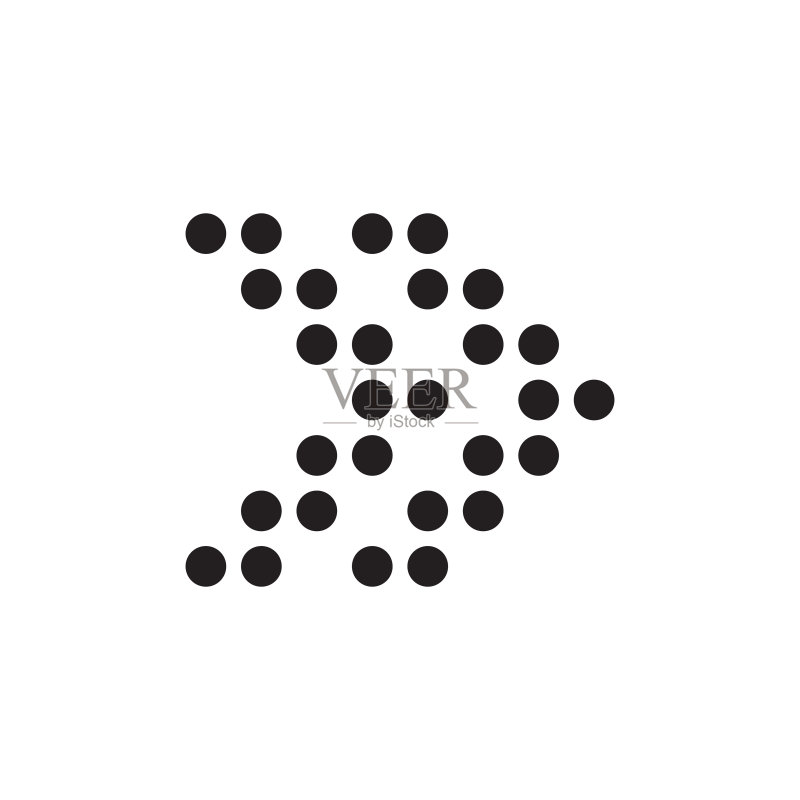 箭头图标设计元素. Logo元素插画. 箭头符号图标. 矢量插画.图标素材