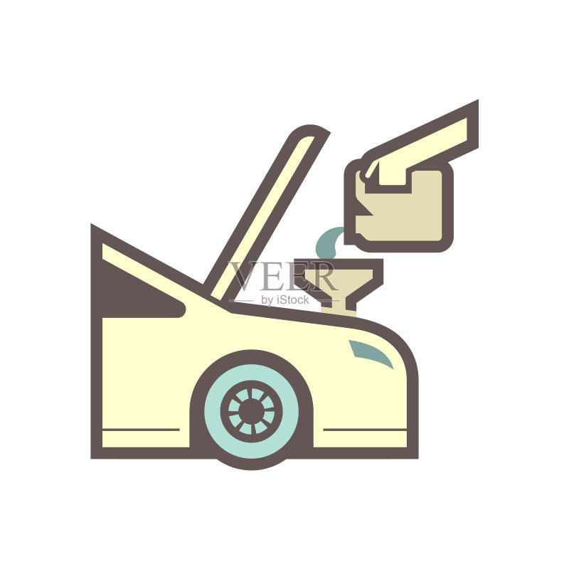 润滑剂检查图标图标素材
