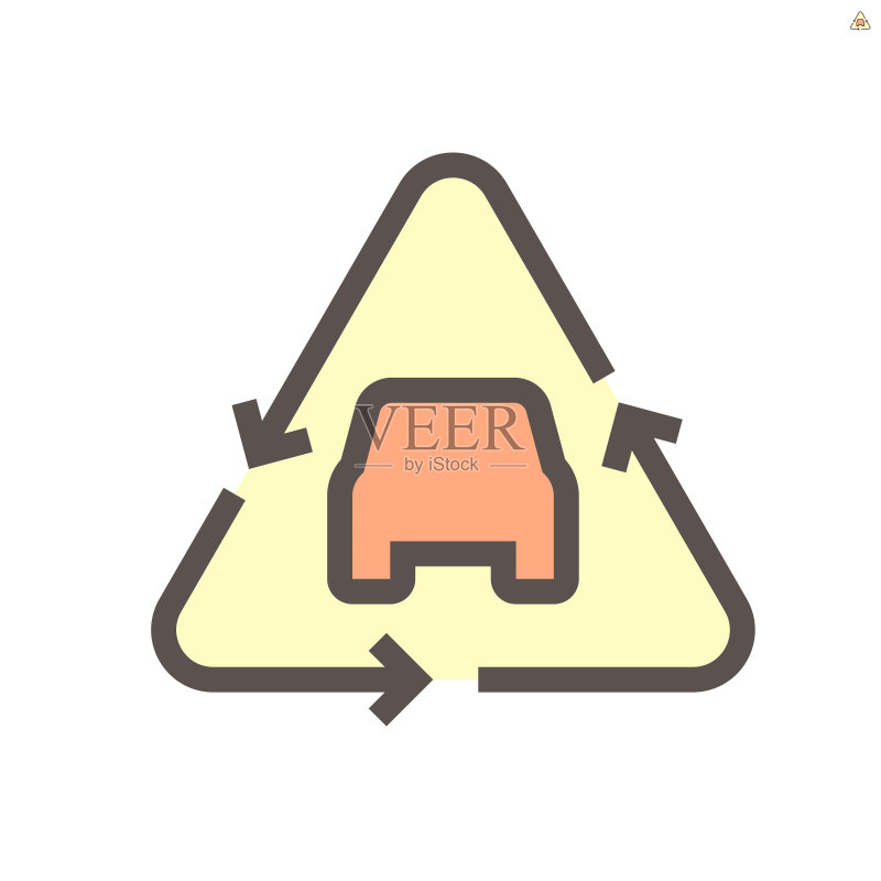 二手车矢量图标设计,48X48像素完美和可编辑笔触图标素材