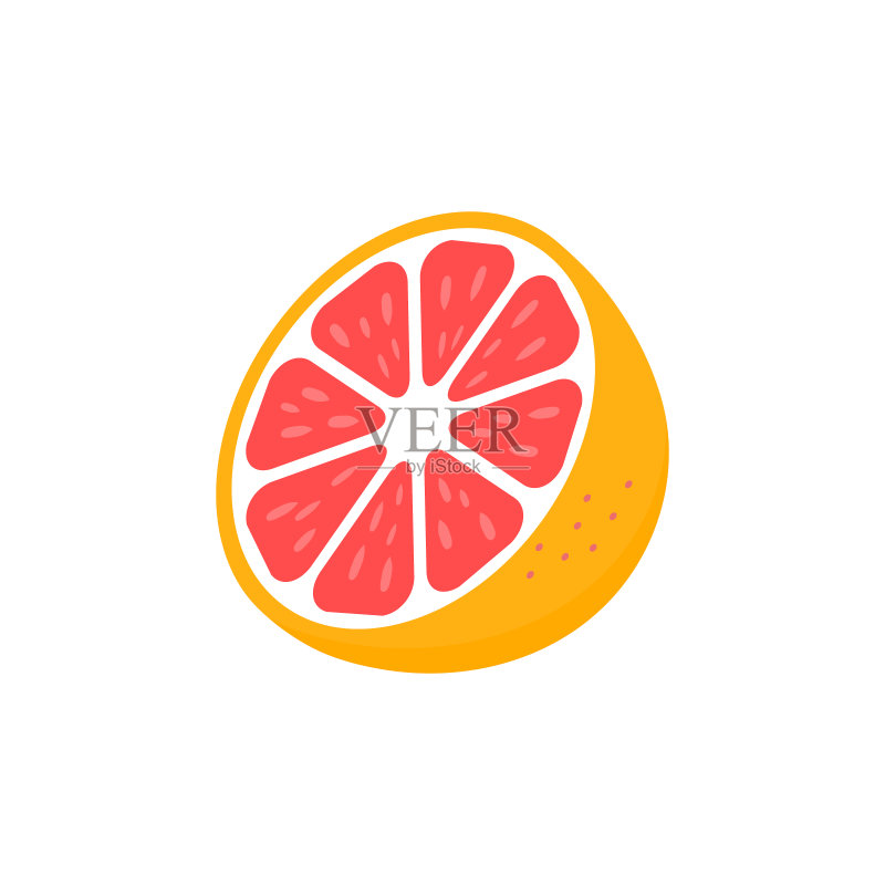 西柚切片图标图标素材