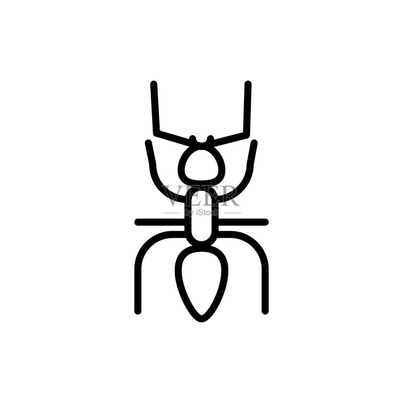 蚂蚁图标,插图设计模板图标素材