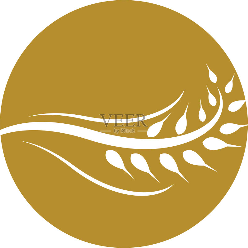 小麦图标图标素材