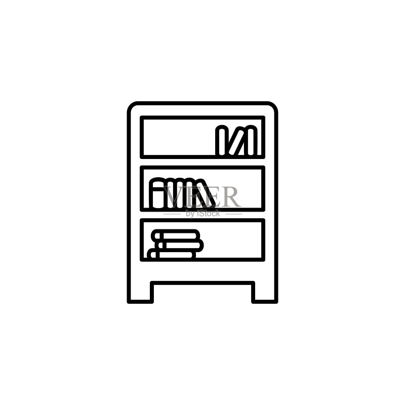 图书馆学校书籍图标,学校元素图标图标素材