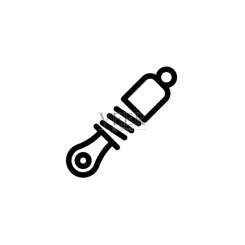 减震器图标设计模板图标素材