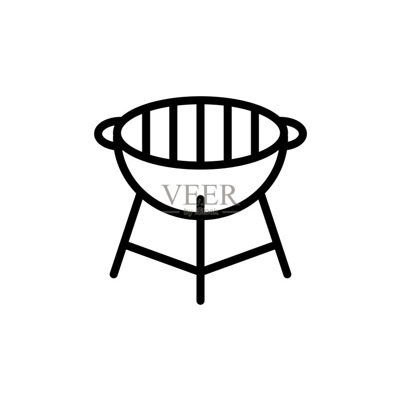 烧烤烹饪图标设计模板图标素材