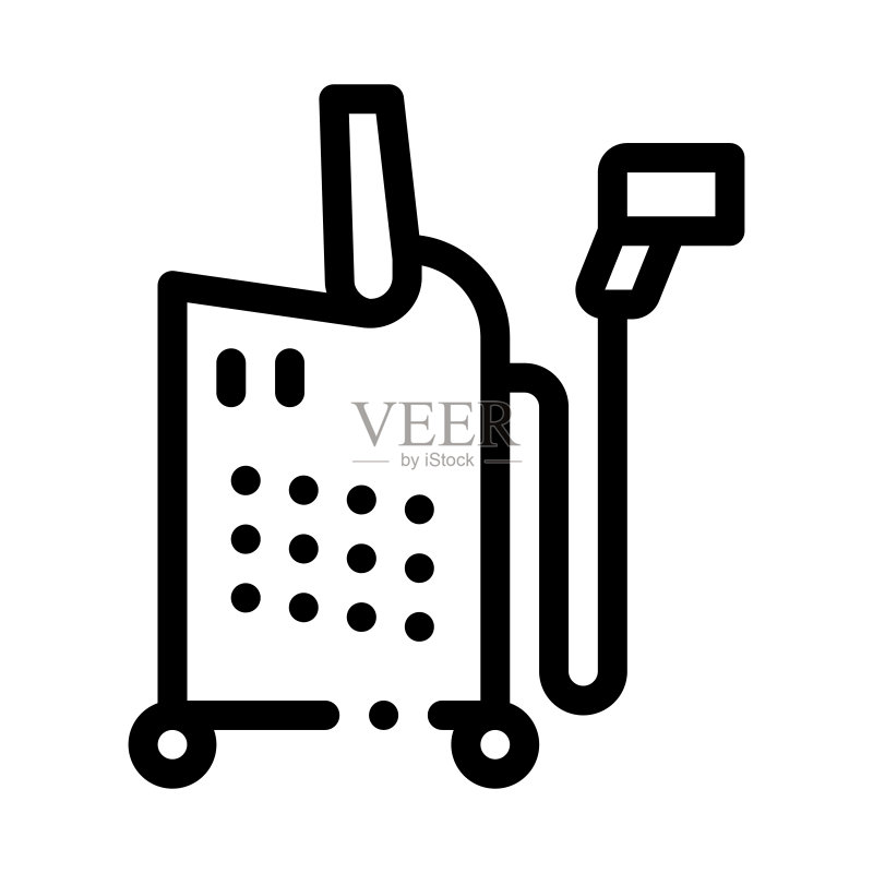 用于脱毛的电子设备轮廓矢量图标图标素材