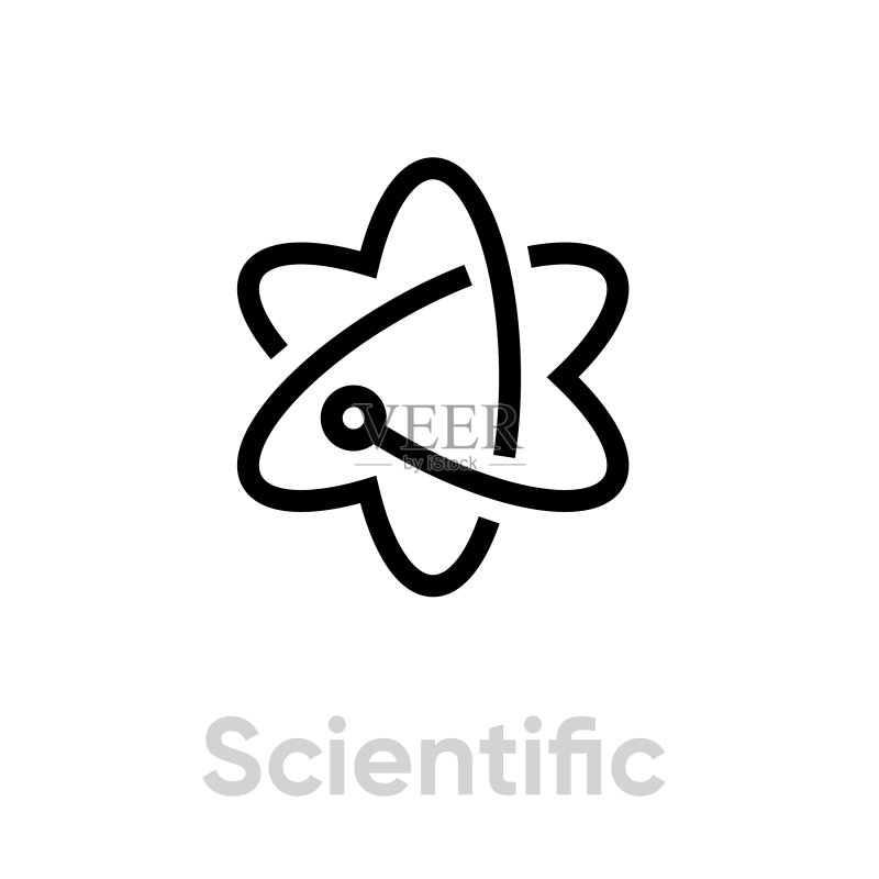 科学宗教图标可编辑线条图标素材