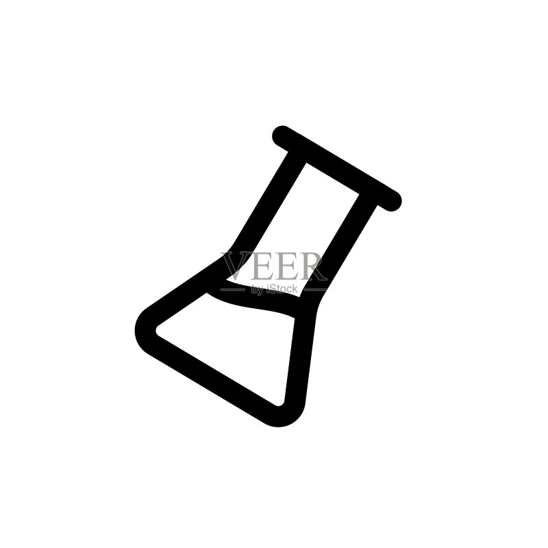 化学试管象形图化学实验室图标素材