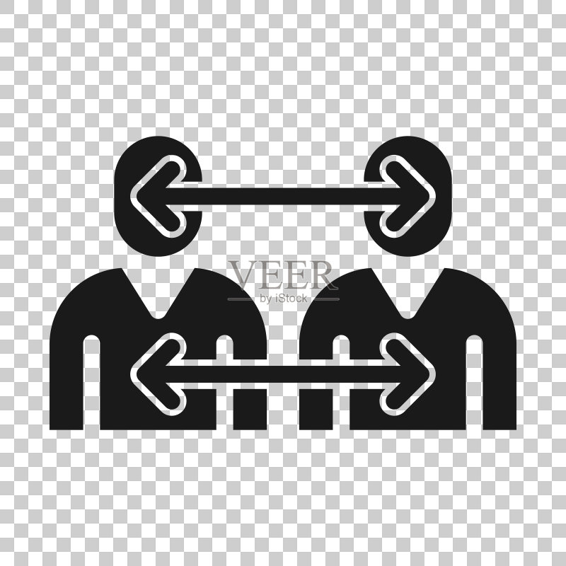 扁平风格的商务人士推荐图标图标素材