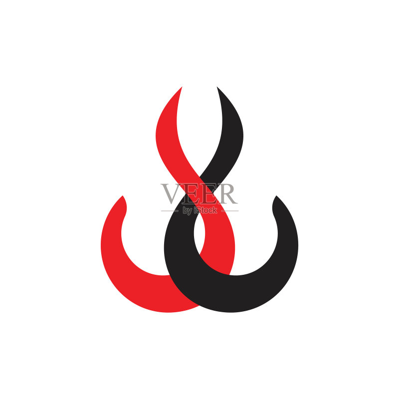 链接曲线对象Logo图标素材