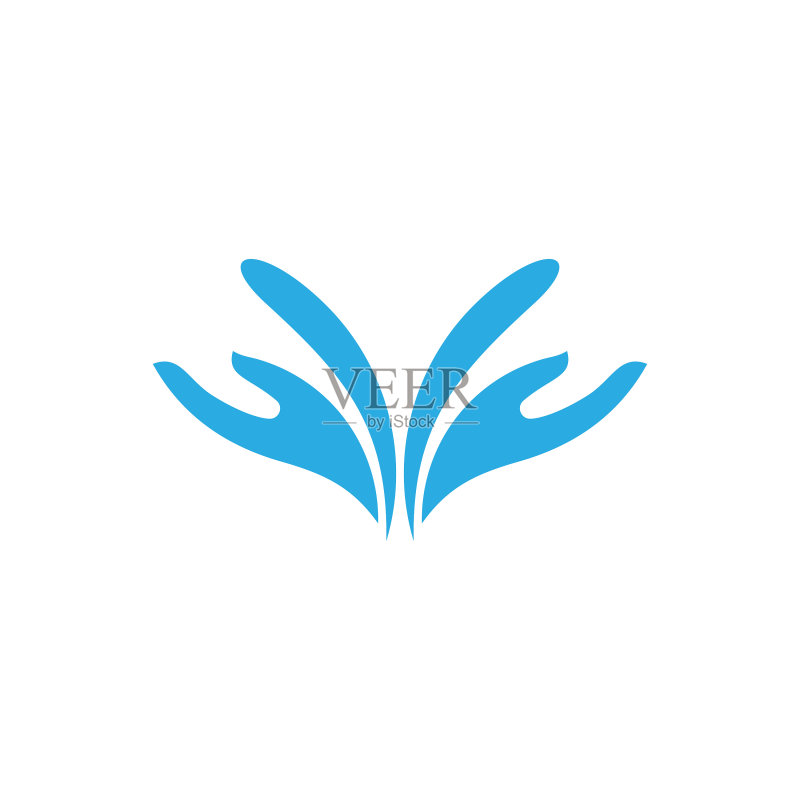 水之手部护理设计logo图标素材