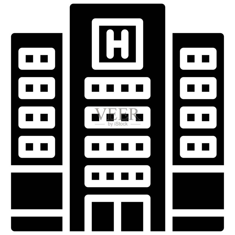 酒店图标,夏季假期相关矢量图标素材