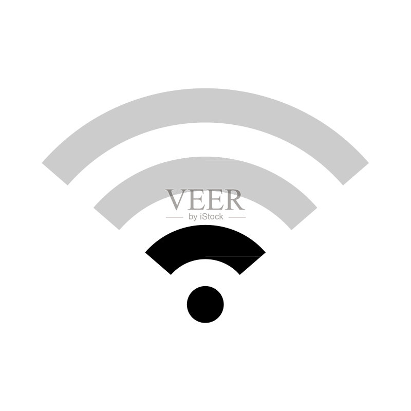 Wi-fi网络符号,wifi免费信号矢量图,无线移动图标,wi fi免费图标素材
