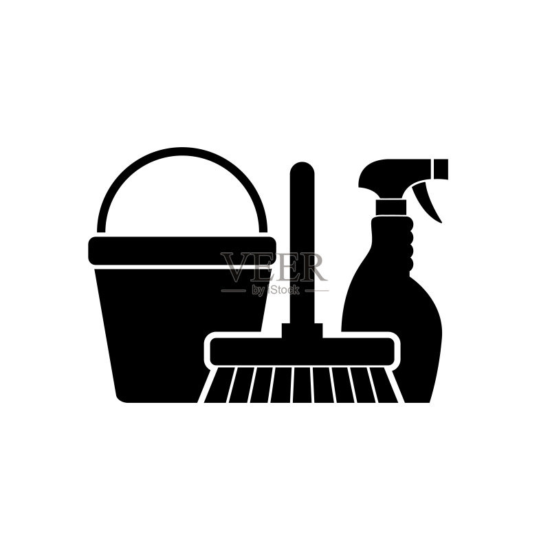 清洁图标,清洁公司,清洁,logo(白色背景)图标素材
