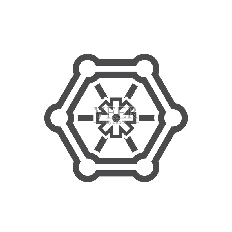 黑色水龙头图标图标素材
