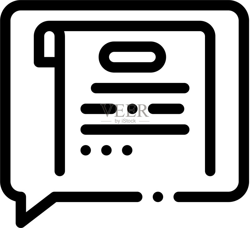 想法法庭判决图标轮廓图标素材