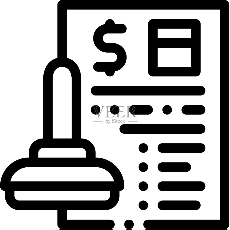 承诺订单轮廓图标图标素材