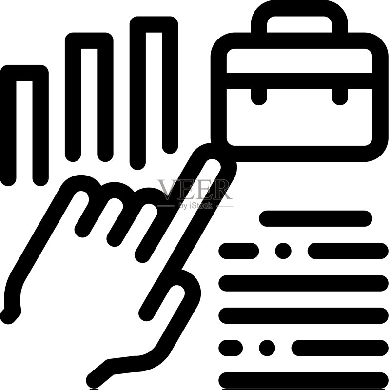 提高效率图标轮廓图标素材