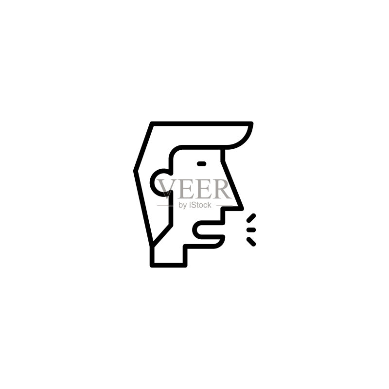 人的咳嗽图标图标素材