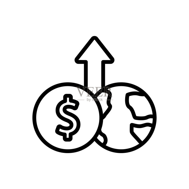 债务、世界、金钱图标图标素材