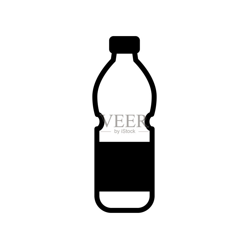 水瓶图标设计矢量模板图标素材