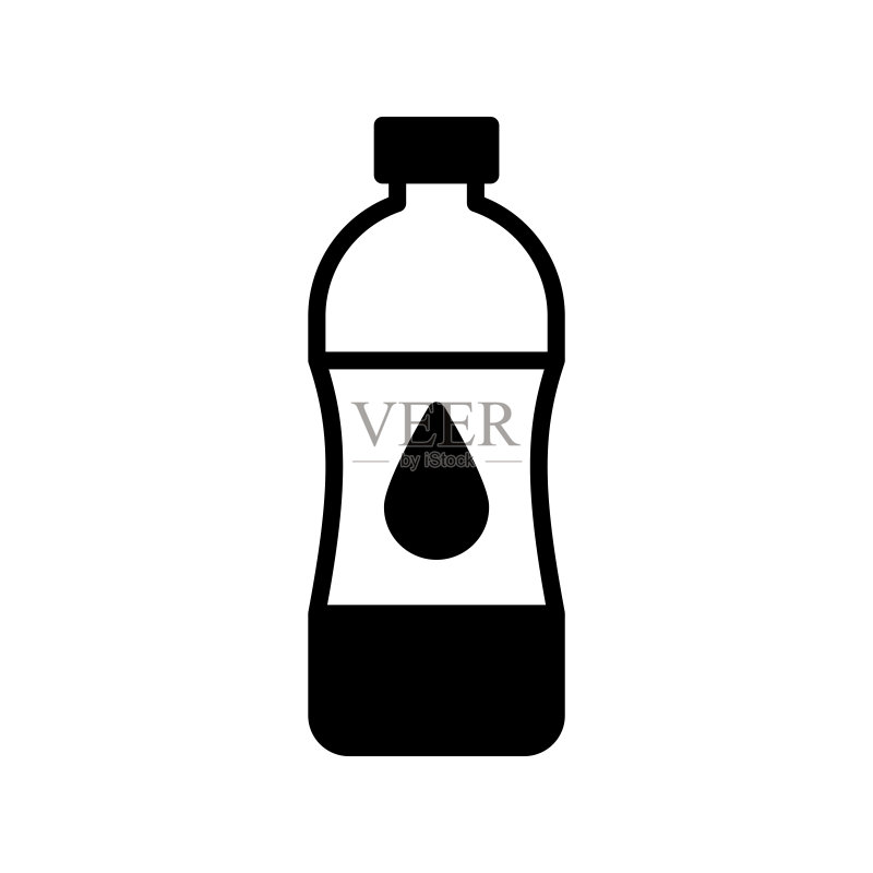 水瓶图标设计矢量模板图标素材