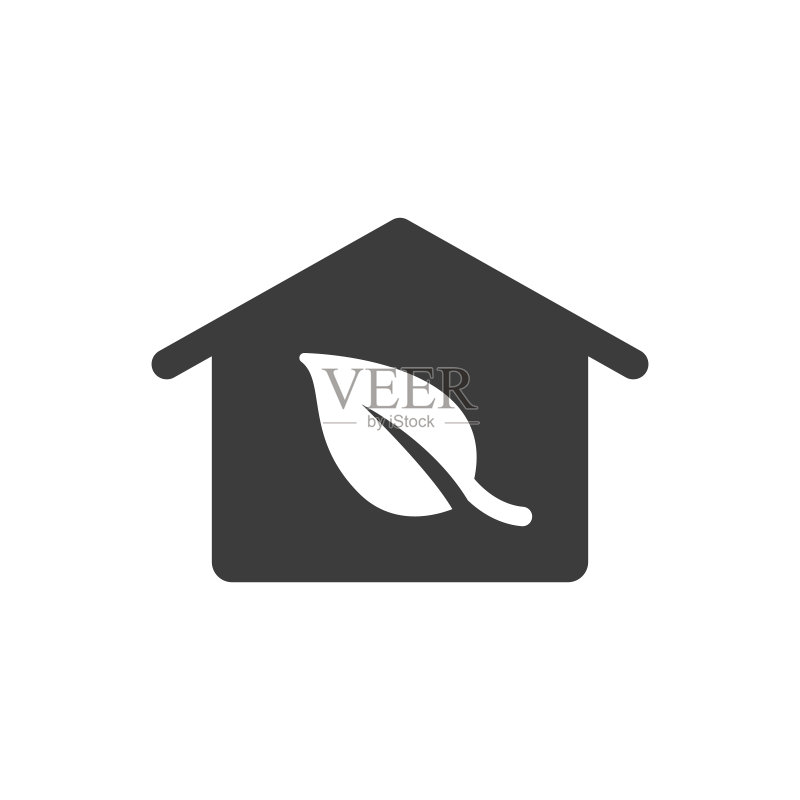 绿色房屋图标图标素材