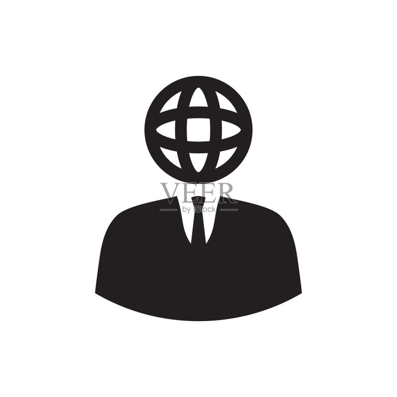 全球通信图标(矢量插图)图标素材