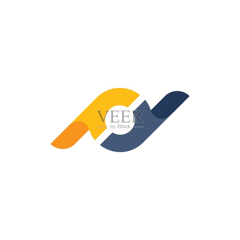 抽象dp字母图标矢量插画图标素材