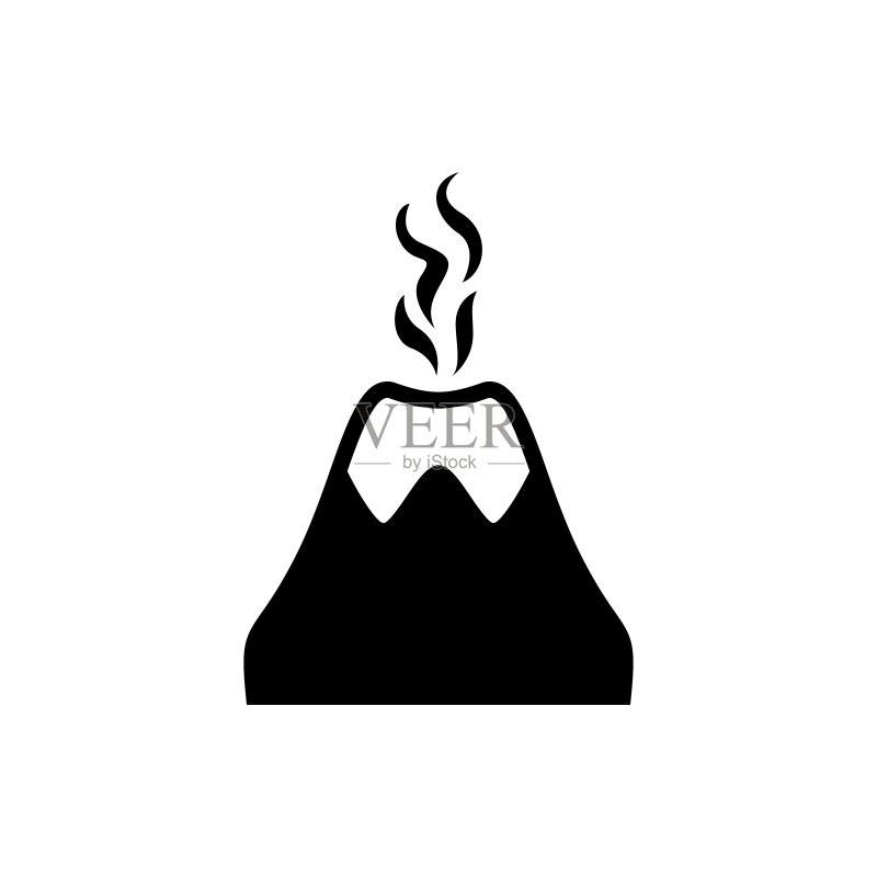 火山图标图标素材