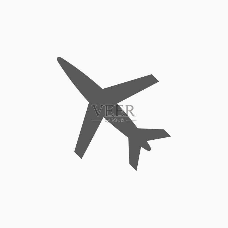 飞机图标矢量图图标素材