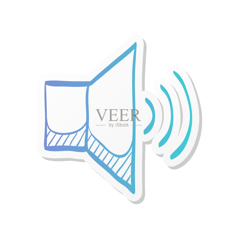 音频音量贴纸图标图标素材