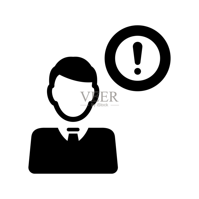 用户账户警告图标图标素材