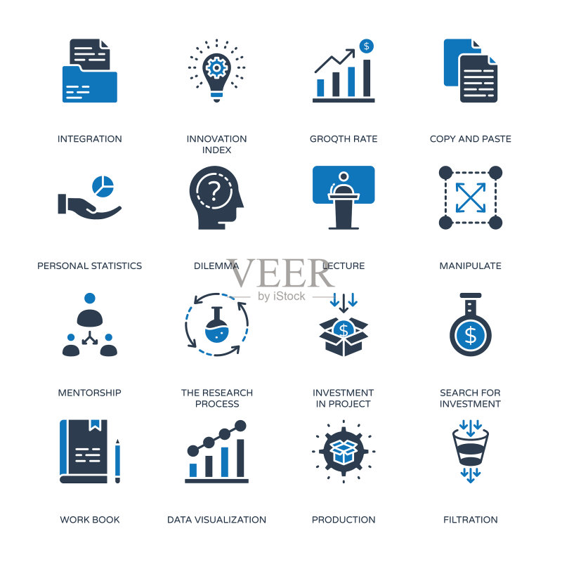 商务金融第1辑图标素材