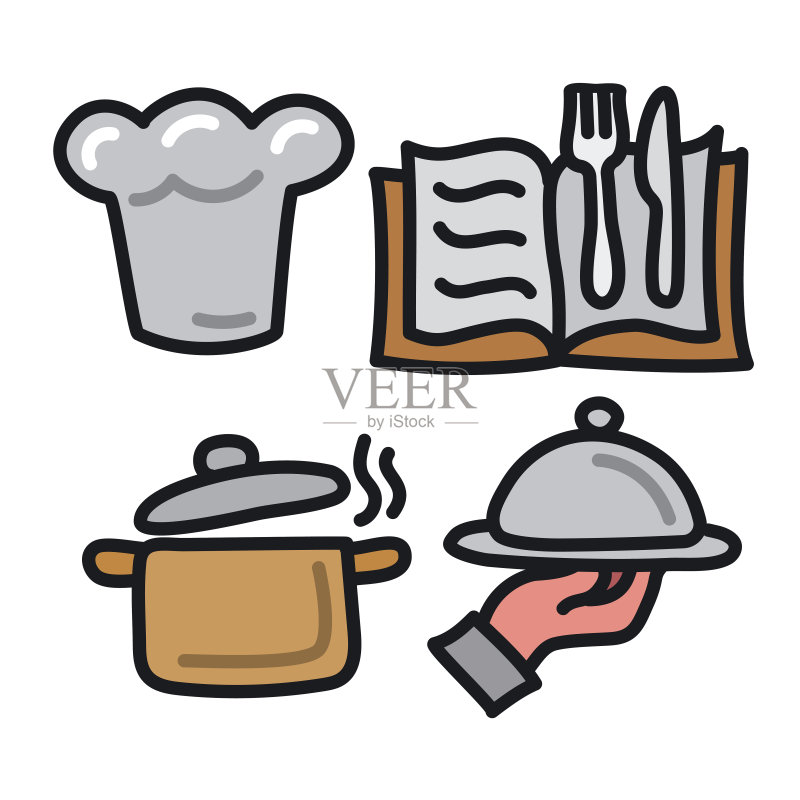 烹饪图标图标素材