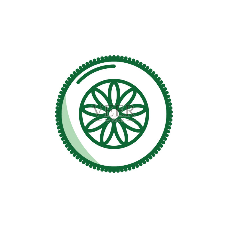 汽车轮胎图标图标素材