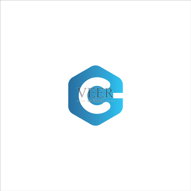 字母C标志设计模板图标素材